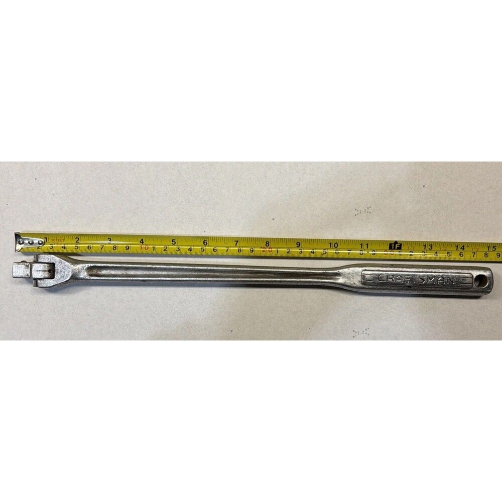 VINTAGE CRAFTSMAN 15 INCH 1/2 INCH DRIVE =V= BREAKER BAR Made In U.S.A.